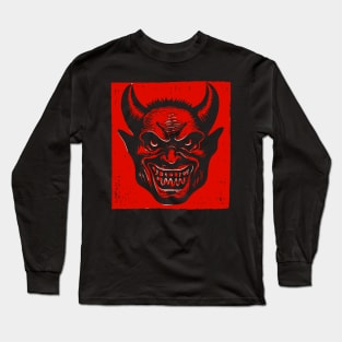 Lino Cut Devil Long Sleeve T-Shirt